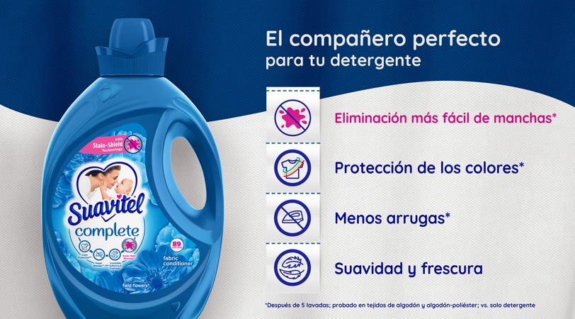 suavitel complete, el compañero perfecto para tu detergente
